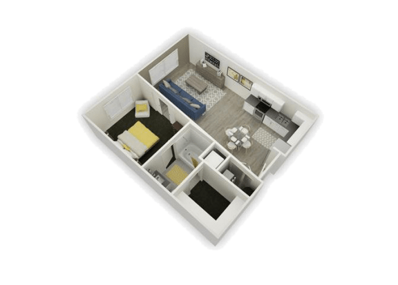 Gallium 1Bed 1Bath 669 at Element 31 Apartments, Utah, 84106