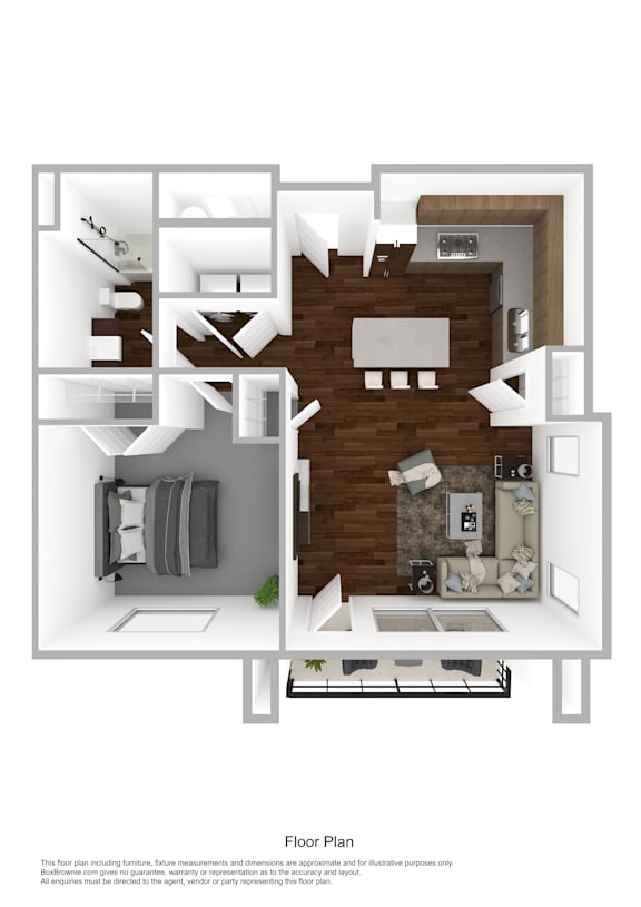 Orchard Park Apartments 1x1 B
