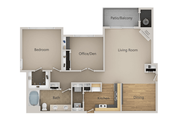 B4 2Bed_2Bath at Indigo Creek Apartments, Thornton, 80229