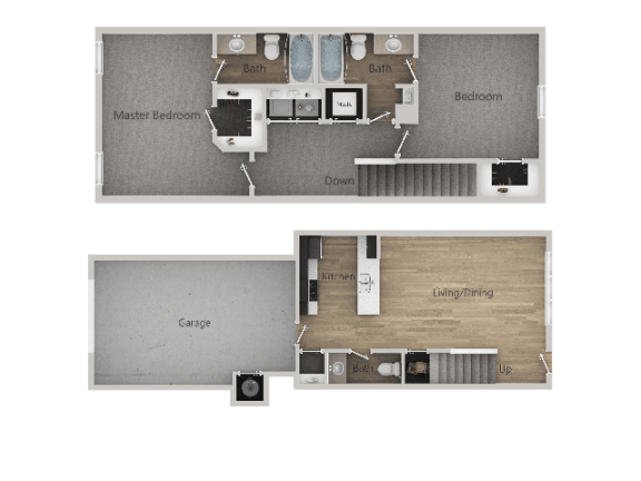 2Bed_2Bath Optimized at Parc on 5th Apartments & Townhomes, American Fork, 84003