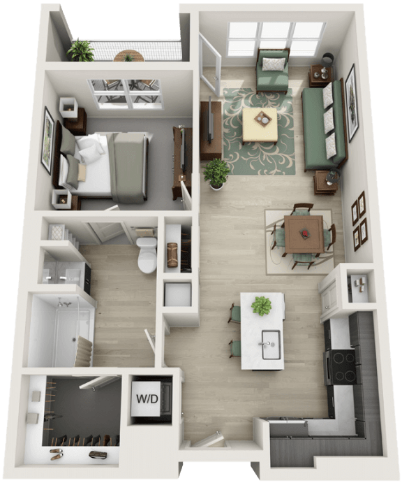 1, 2 & 3Bedroom Apartments in Draper, UT Parc West