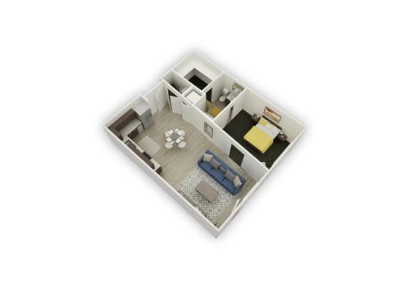 Platinum 1Bed 1Bath 743 at Element 31 Apartments, Salt Lake City, UT, 84106