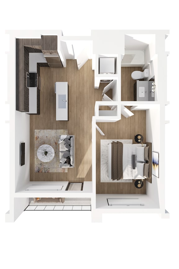 1C Floorplan at The Terrace at Academy Village, Herriman