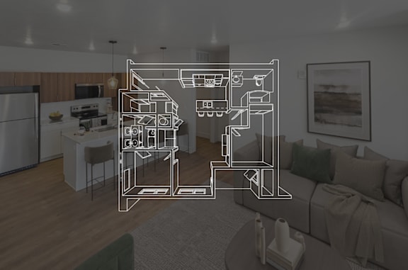 2X2 Bedroom at The Ash Overlay
