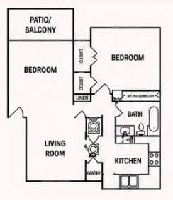 A black and white diagram of a house layout with labeled rooms.