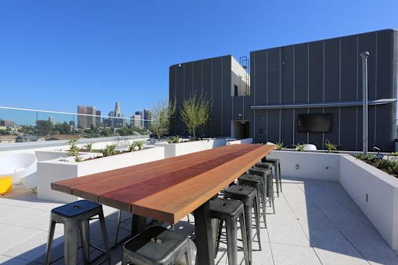 Farm-table on Rooftop Deck