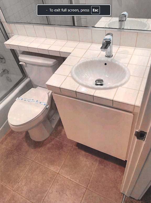 A white toilet is next to a sink in a bathroom.