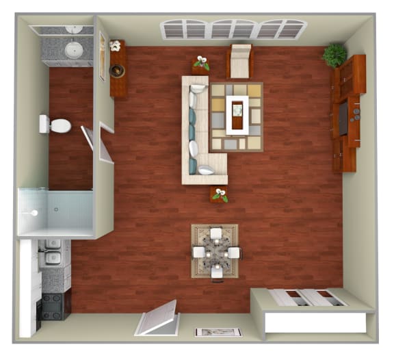 Floor Plans of Lindbrook Manor Apartments in Los Angeles, CA