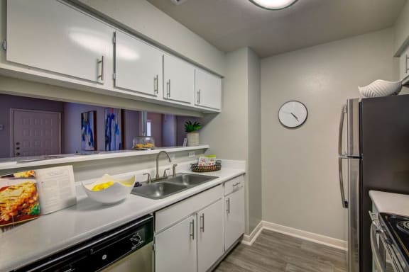 Renovated apartment homes available with stainless steel appliances