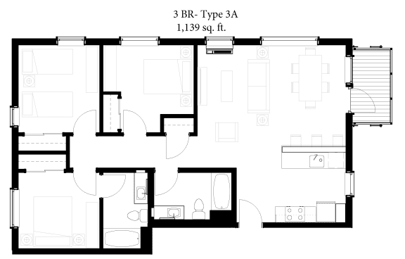 3BR-A Plan
