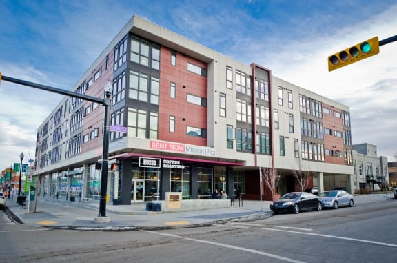 Mission 17 residential rental apartments main floor coffee shop