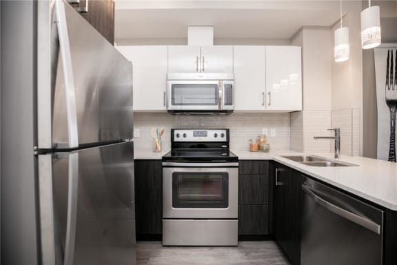 Centro Residential rental apartments Stainless steel appliances