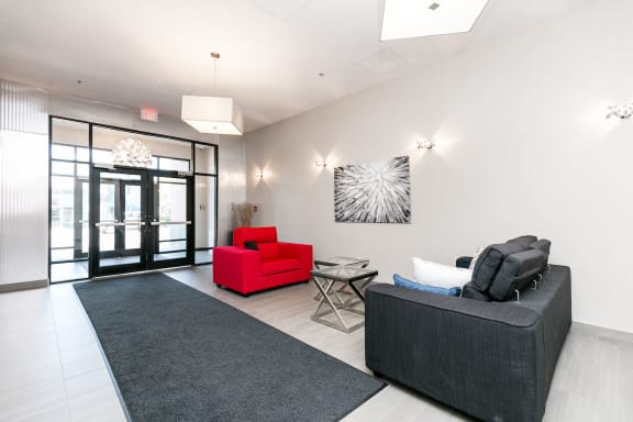 Inglewood 1410 Residential rental apartments secure lobby and entrance