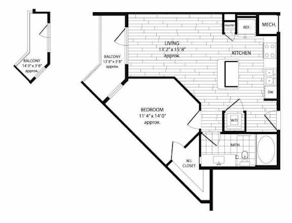 a schematic of a floor plan of a house