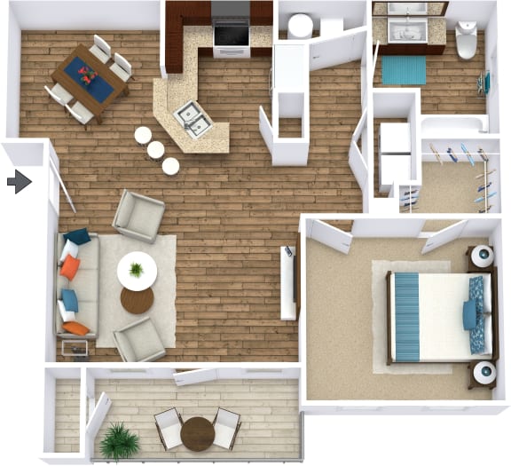Floor Plan  Chipley Level 1 Floor Plan at Overall Creek, Murfreesboro