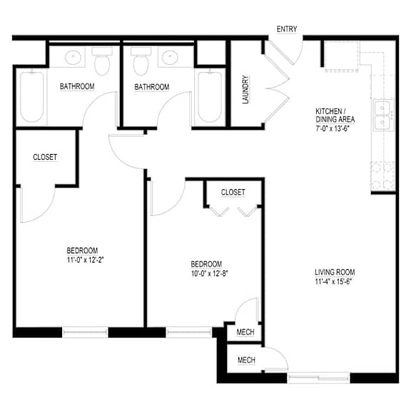 a floor plan of a home