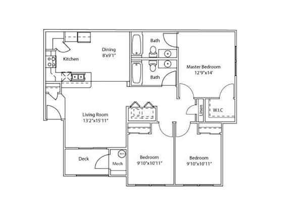 a floor plan of a home