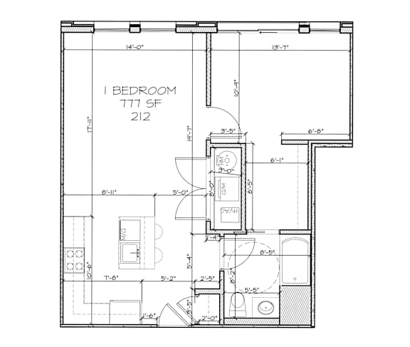 1 bed 1 bath F at Crossroads 389 Apartments, New Jersey