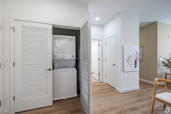 A White Washing Machine at Hue Soul Apartments, East Orange, 07018