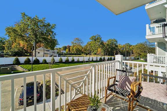 Wide balcony
