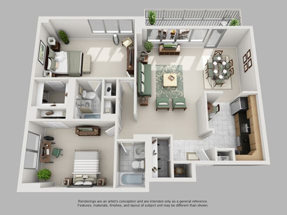 Best 2 Bedroom Crystal City Arlington VA Apartment Rentals