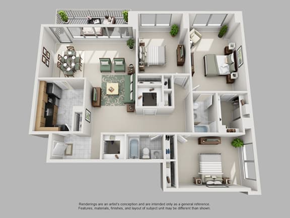 Best 3 Bedroom Crystal City Arlington VA Apartment Rentals