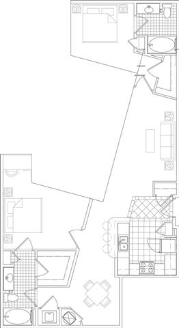 Modern 2 Bedroom Apartments for Rent in Crystal City Arlington VA