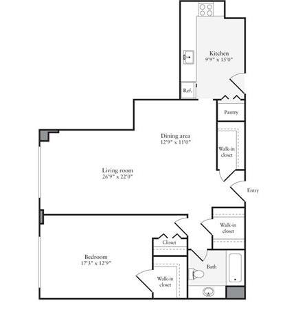 Modern 1 Bedroom Apartments in Crystal City Arlington VA