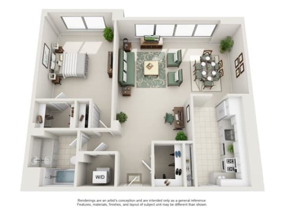 Modern 1 Bedroom Apartments in Crystal City Arlington VA