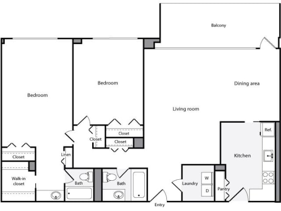 2 Bedroom Apartments in Crystal City Arlington VA