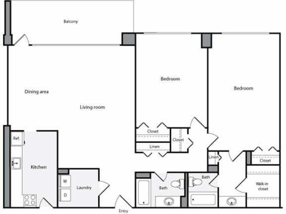 Modern 2 Bedroom Apartments in Crystal City Arlington VA