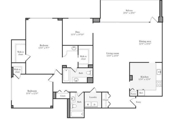 Spacious 2 Bedroom Apartments in Crystal City Arlington VA