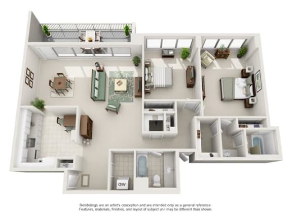 3 Bedroom Apartments in Crystal City Arlington VA