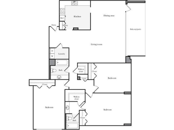 3 Bedroom Apartments in Crystal City Arlington VA