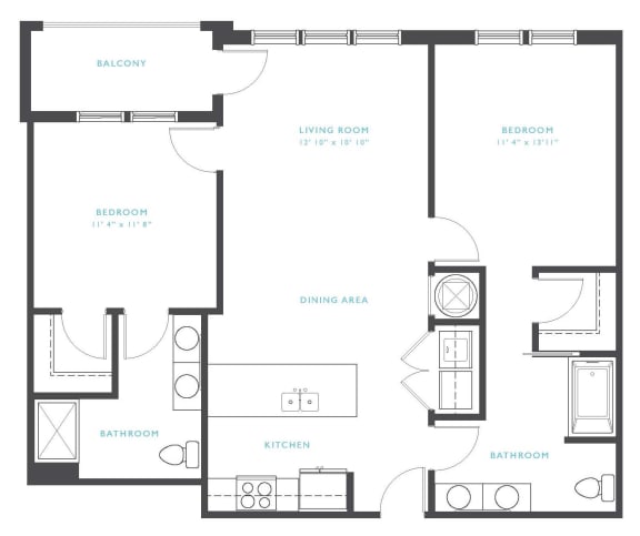 Jackson Hole Floor Plan at Residence at Tailrace Marina, Mount Holly, North Carolina