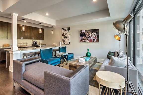Resident lounge at Residence at Tailrace Marina, Mount Holly, NC