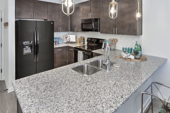 Granite Countertop Kitchen at Residence at Tailrace Marina, Mount Holly, 28120