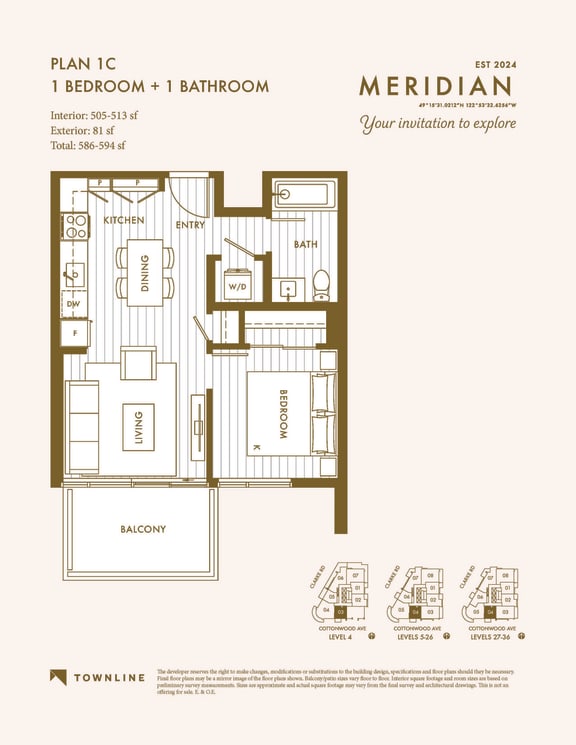 a floor plan of a home with a bedroom and bathroom and a terrace