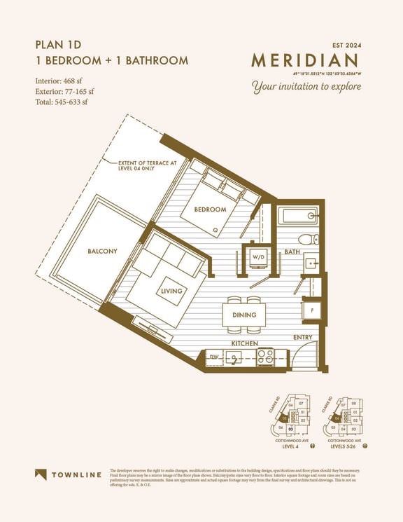 a floor plan of a bedroom apartment
