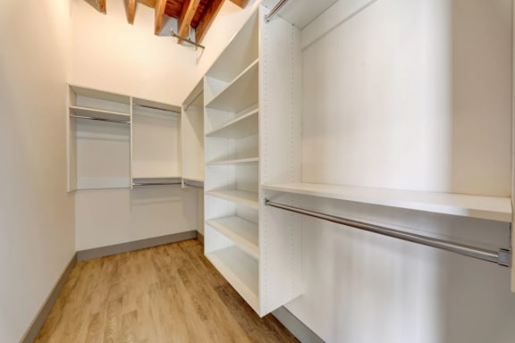 closet at greely lofts in St. Louis
