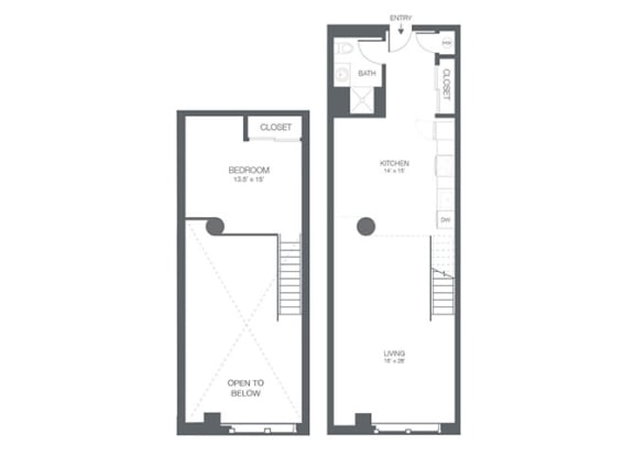 A13 Loft floor plan