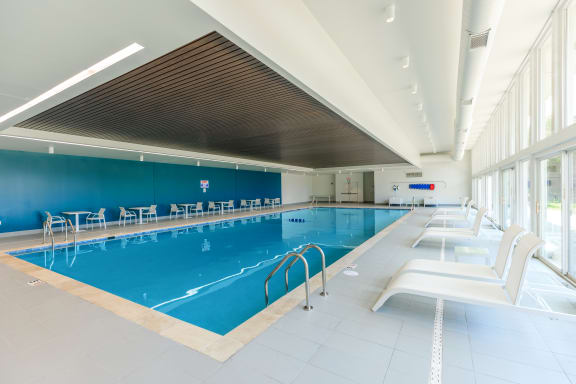 Indoor Swimming Pool Area  at 444 Park Apartments, Richmond Heights, 44143