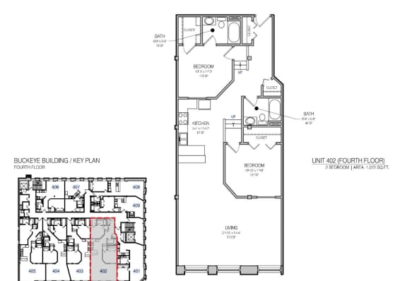 a floor plan of a house