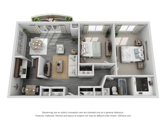 2 Bed Regular Upgraded at 444 Park Apartments, Ohio