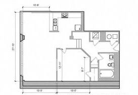 F1-950_209,305,408 Floor Plan at East 4th Street, Ohio, 44115