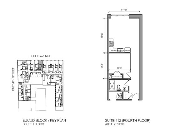 a floor plan of a house with two stories and a fourth floor