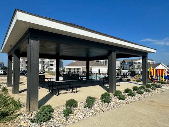 Outdoor Gazebo at The Residences at Akita Lane, Canal Winchester