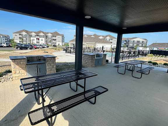 Grilling Stations at The Residences at Akita Lane, Canal Winchester Ohio