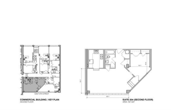 a floor plan of a house with two floors