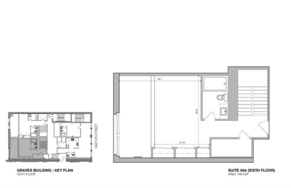 a floor plan of a house with a staircase